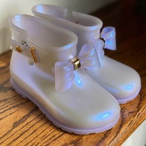 Mini Melissa size 10 Rain boots